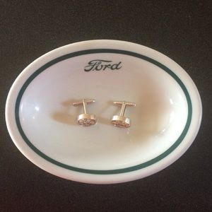 Mustang Bullitt Wheel Cuff Links Sterling Silver🎁🎁🎁🎁🎄🌲🎄🌲🎅🎅🎅